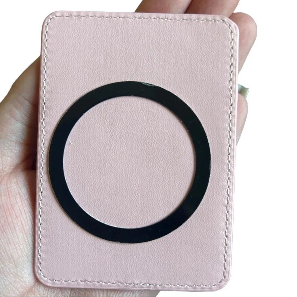 Collection Eighteen Magnetic Card Holder with Phone Case in Pink